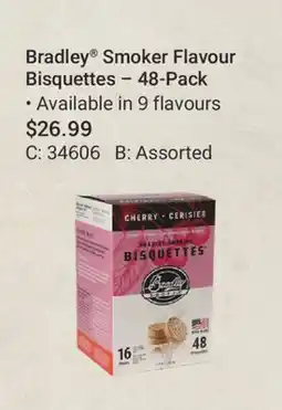 Cabela's Bradley Smoker Flavour Bisquettes-48-Pack offer