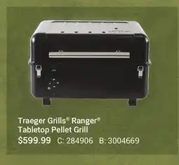 Cabela's Traeger Grills Ranger Tabletop Pellet Grill offer