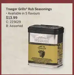 Cabela's Traeger Grills Rub Seasonings offer