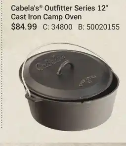 Cabela's Cabela's Outfitter Series 12 Cast Iron Camp Oven offer