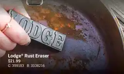 Cabela's Lodge Rust Eraser offer