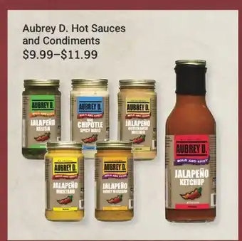 Cabela's Aubrey D. Hot Sauces and Condiments offer