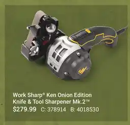 Cabela's Work Sharp Ken Onion Edition Knife & Tool Sharpener Mk. 2 offer