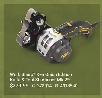 Cabela's Work Sharp Ken Onion Edition Knife & Tool Sharpener Mk. 2 offer