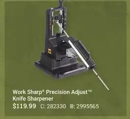 Cabela's Work Sharp Precision Adjust Knife Sharpener offer