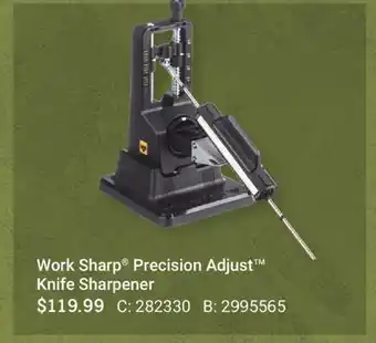 Cabela's Work Sharp Precision Adjust Knife Sharpener offer