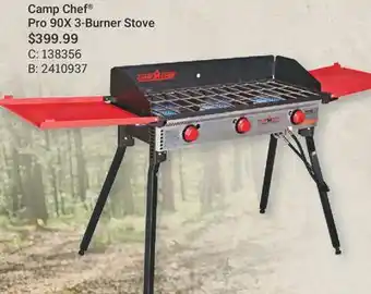 Cabela's Camp Chef Pro 90X 3-Burner Stove offer