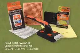 Cabela's Proud Grill Q-Swiper XL Complete Grill Cleaner Kit offer