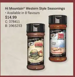 Cabela's Hi Mountain Western Style Seasonings offer