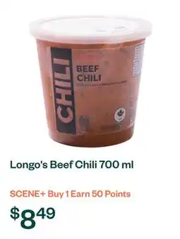 Voilà Longo's Beef Chili 700 ml offer