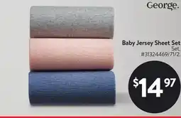 Walmart Baby Jersey Sheet Set offer