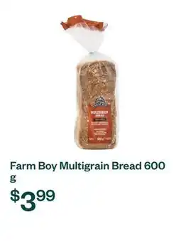 Voilà Farm Boy Multigrain Bread 600 g offer