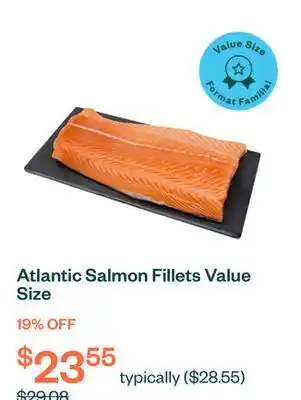 Voilà Atlantic Salmon Fillets Value Size offer