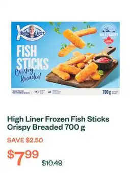 Voilà High Liner Frozen Fish Sticks Crispy Breaded 700 g offer