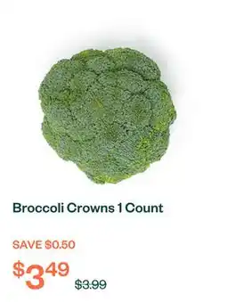 Voilà Broccoli Crowns 1 Count offer