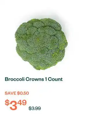 Voilà Broccoli Crowns 1 Count offer