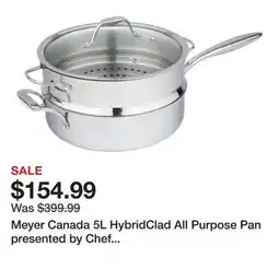 TSC Stores Meyer Canada 5L HybridClad All Purpose Pan presented by Chef Michael Smith offer