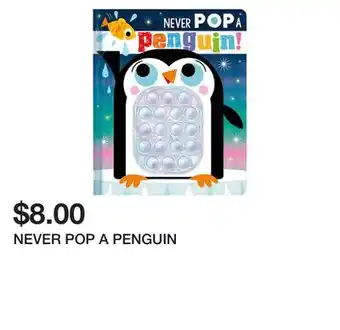 Chapters Indigo NEVER POP A PENGUIN offer