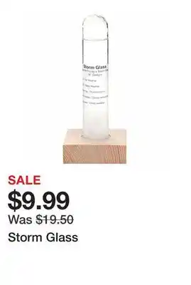 Chapters Indigo Storm Glass offer