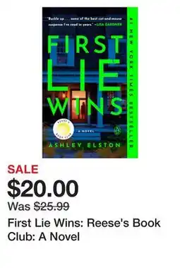 Chapters Indigo First Lie Wins: Reese's Book Club: A Novel offer