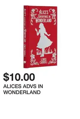 Chapters Indigo ALICES ADVS IN WONDERLAND offer