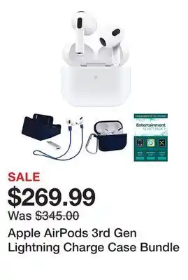 TSC Stores Apple AirPods 3rd Gen Lightning Charge Case Bundle offer