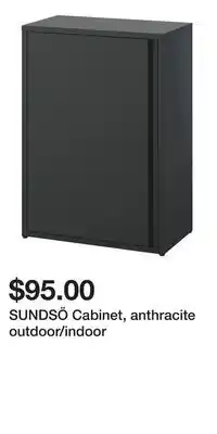 IKEA SUNDSÖ Cabinet, anthracite outdoor/indoor offer