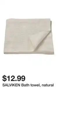 IKEA SALVIKEN Bath towel, natural offer