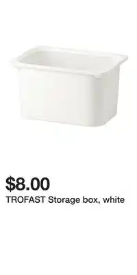 IKEA TROFAST Storage box, white offer