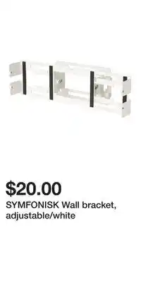 IKEA SYMFONISK Wall bracket, adjustable/white offer