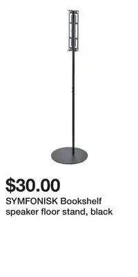 IKEA SYMFONISK Bookshelf speaker floor stand, black offer