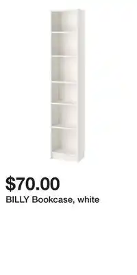 IKEA BILLY Bookcase, white offer