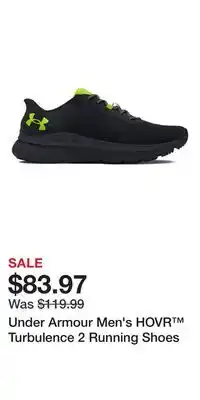 Sport Chek Under Armour Men's HOVR Turbulence 2 Running Shoes offer