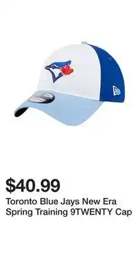 Sport Chek Toronto Blue Jays New Era Spring Training 9TWENTY Cap offer