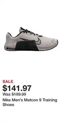 Sport Chek Nike Men's Metcon 9 Training Shoes offer