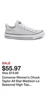 Sport Chek Converse Women's Chuck Taylor All Star Madison Lo Seasonal High Top Shoes offer