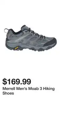 Sport Chek Merrell Men's Moab 3 Hiking Shoes offer