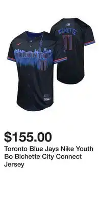 Sport Chek Toronto Blue Jays Nike Youth Bo Bichette City Connect Jersey offer