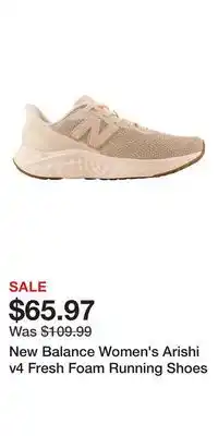 Sport Chek New Balance Women's Arishi v4 Fresh Foam Running Shoes offer