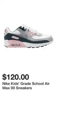 Sport Chek Nike Kids' Grade School Air Max 90 Sneakers offer