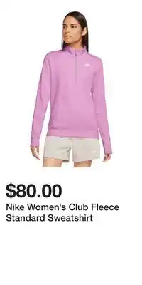 Sport Chek Nike Women's Club Fleece Standard Sweatshirt offer