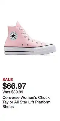 Sport Chek Converse Women's Chuck Taylor All Star Lift Platform Shoes offer