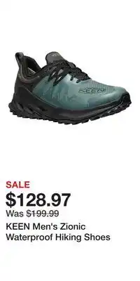 Sport Chek KEEN Men's Zionic Waterproof Hiking Shoes offer