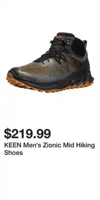 Sport Chek KEEN Men's Zionic Mid Hiking Shoes offer