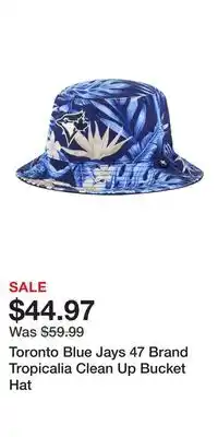 Sport Chek Toronto Blue Jays 47 Brand Tropicalia Clean Up Bucket Hat offer