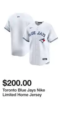 Sport Chek Toronto Blue Jays Nike Limited Home Jersey offer