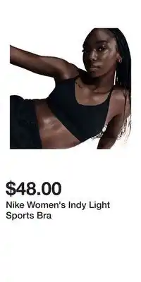 Sport Chek Nike Women's Indy Light Sports Bra offer