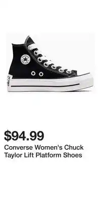 Sport Chek Converse Women's Chuck Taylor Lift Platform Shoes offer