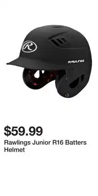 Sport Chek Rawlings Junior R16 Batters Helmet offer