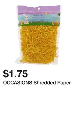 Dollarama OCCASIONS Shredded Paper offer